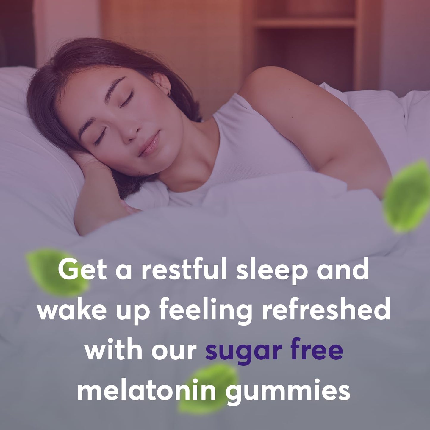 FIOR Sugar Free Sleep Gummies 120-Count 1 Melatonin & L-Theanine for Adults & Kids