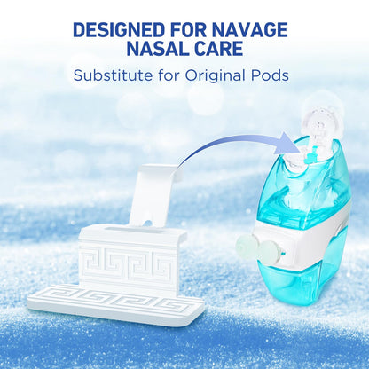 FireAnt 100 Saline Packets & 16 Silicone Pods for Navage Nasal Care