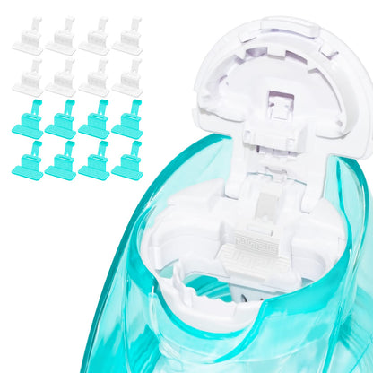 FireAnt Silicone Saline Pod Refills for Navage Nasal Care (Blue & White, 16 Pack)