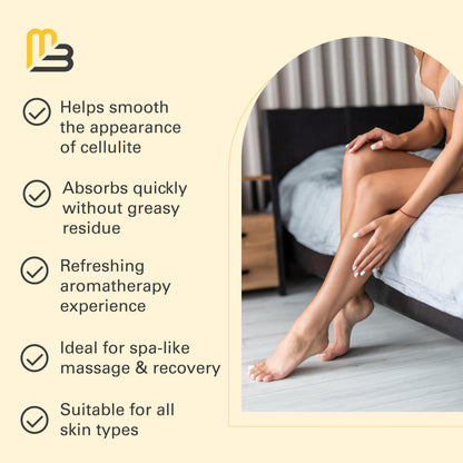 M3 Naturals Firming Body Massage Oil with Collagen & Stem Cells – 8 oz