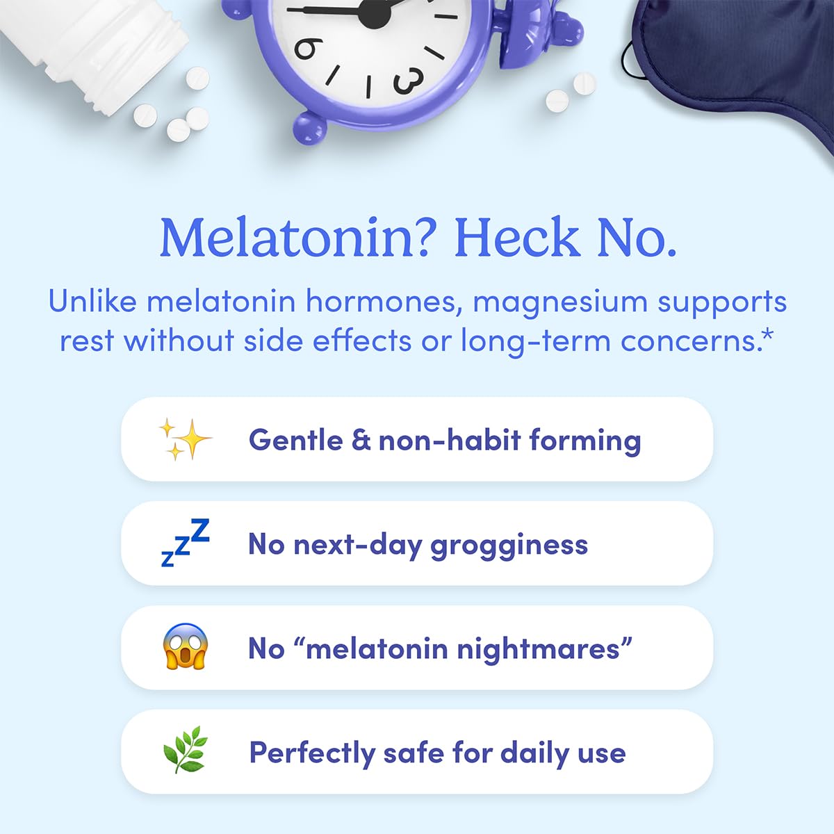 First Day Men's Nighttime Reset Magnesium Gummies – Sleep Support, Mood & Energy (No Melatonin) – 30-Day Supply