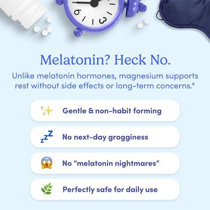 First Day Men's Nighttime Reset Magnesium Gummies – Sleep Support, Mood & Energy (No Melatonin) – 30-Day Supply