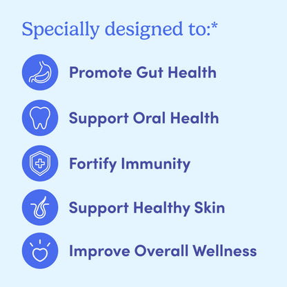 FIRST DAY Teens’ Gut Sustainer Tribiotic Gummies – 3-in-1 Prebiotic, Probiotic & Postbiotic (60-Day Supply)