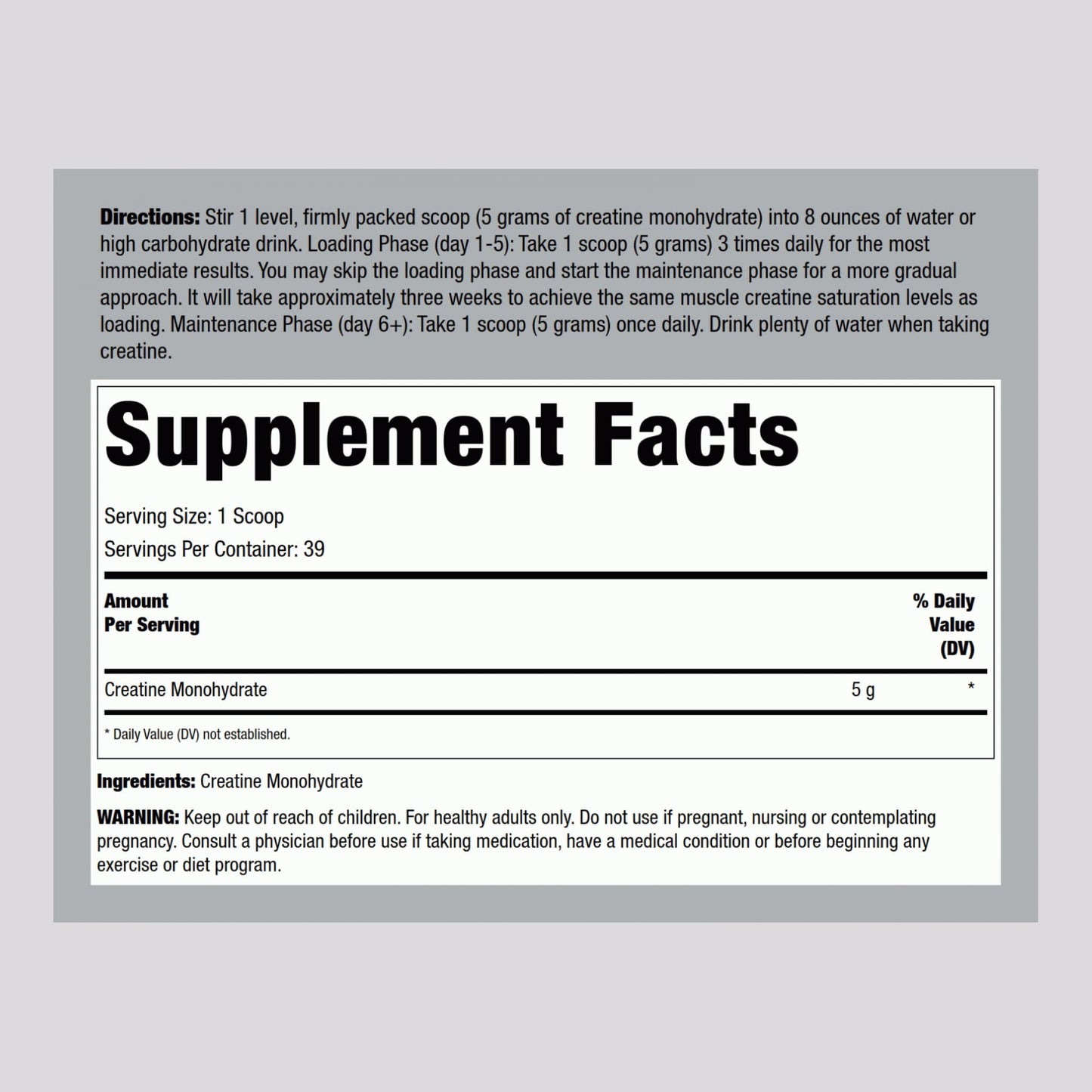 Fitness Labs German Creatine Powder – Creapure Monohydrate, 7.05 oz, Pack of 2