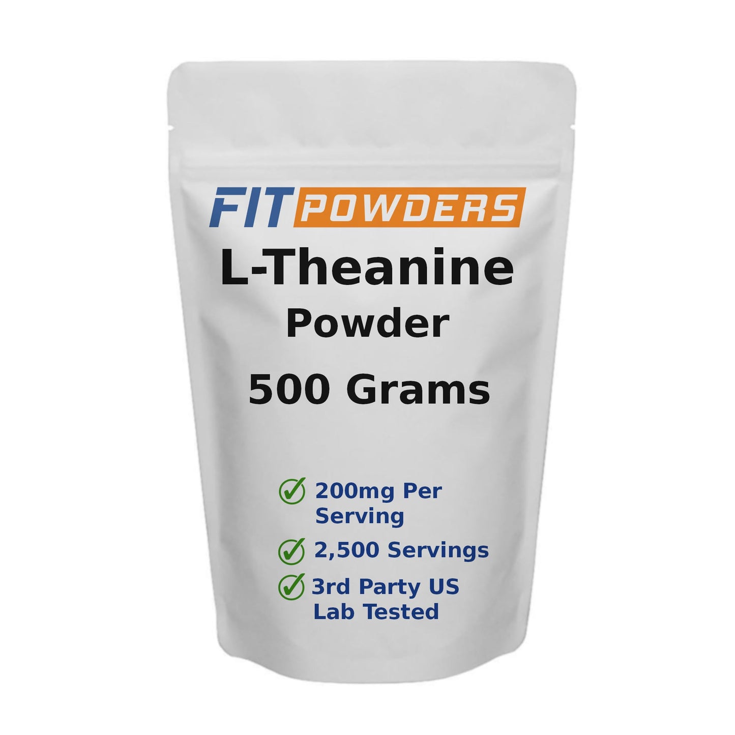 FitPowders L-Theanine Powder 500g | Pure, Non-GMO, Vegan, Gluten Free