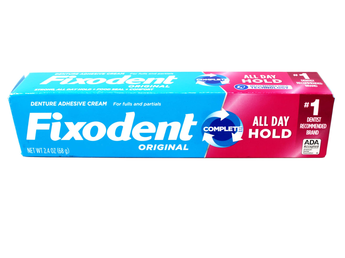 Fixodent Cream 2.4 oz Original Denture Adhesive – Pack of 6