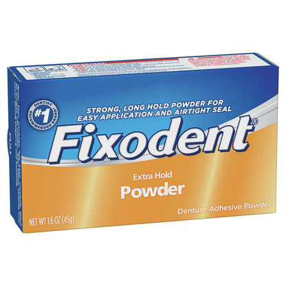 Fixodent Denture Adhesive Powder Extra Hold - 1.6 Oz