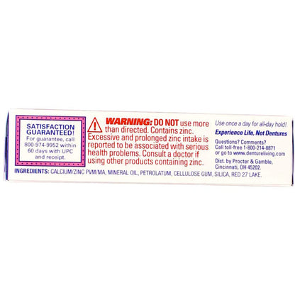 Fixodent Denture Adhesives Cream Original 0.75 oz – Pack of 6