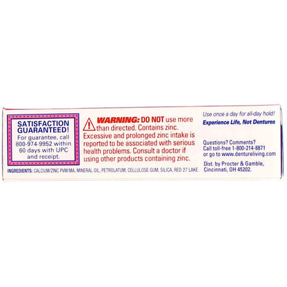 Fixodent Original Denture Adhesive Cream 1.40 oz – Pack of 2