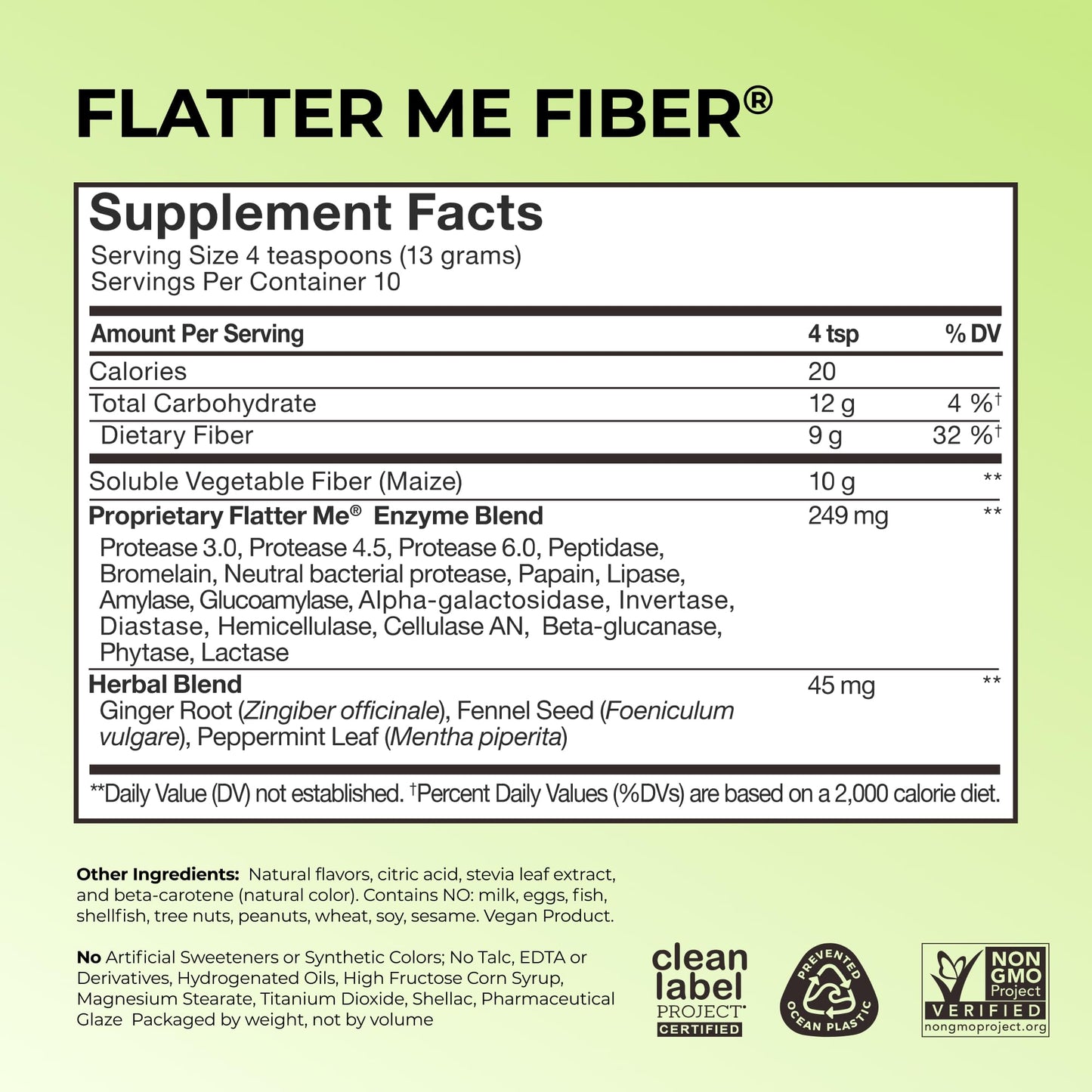 Flatter Me Fiber GLP-1 Booster - Weight Support Fiber Supplement