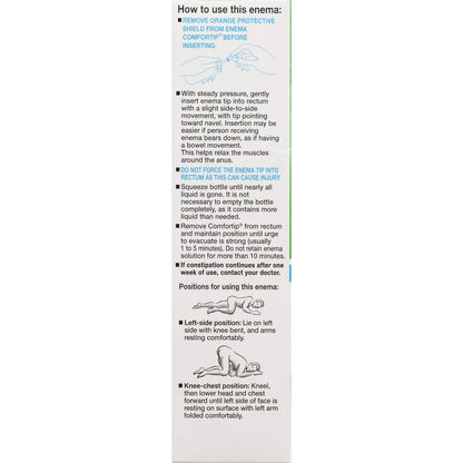Fleet Adult Enema 2 Pack – Gentle, Pre-Filled Saline Enemas for Convenience