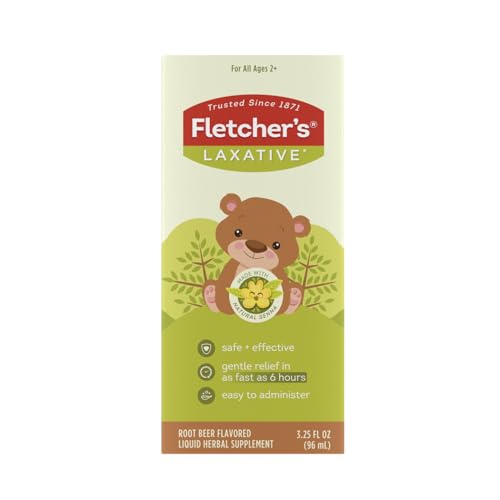 Fletcher's Laxative Root Beer – Gentle Natural Senna Laxative, 3.25 oz