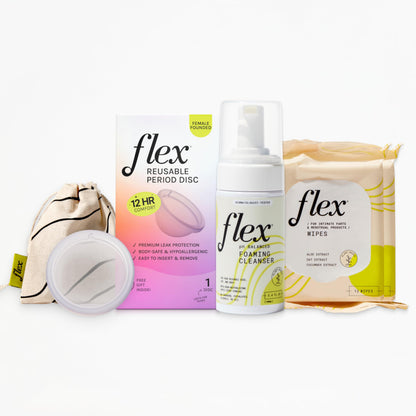FLEX Reusable Disc Starter Bundle | All-Cycle Protection, Wash & Wipes