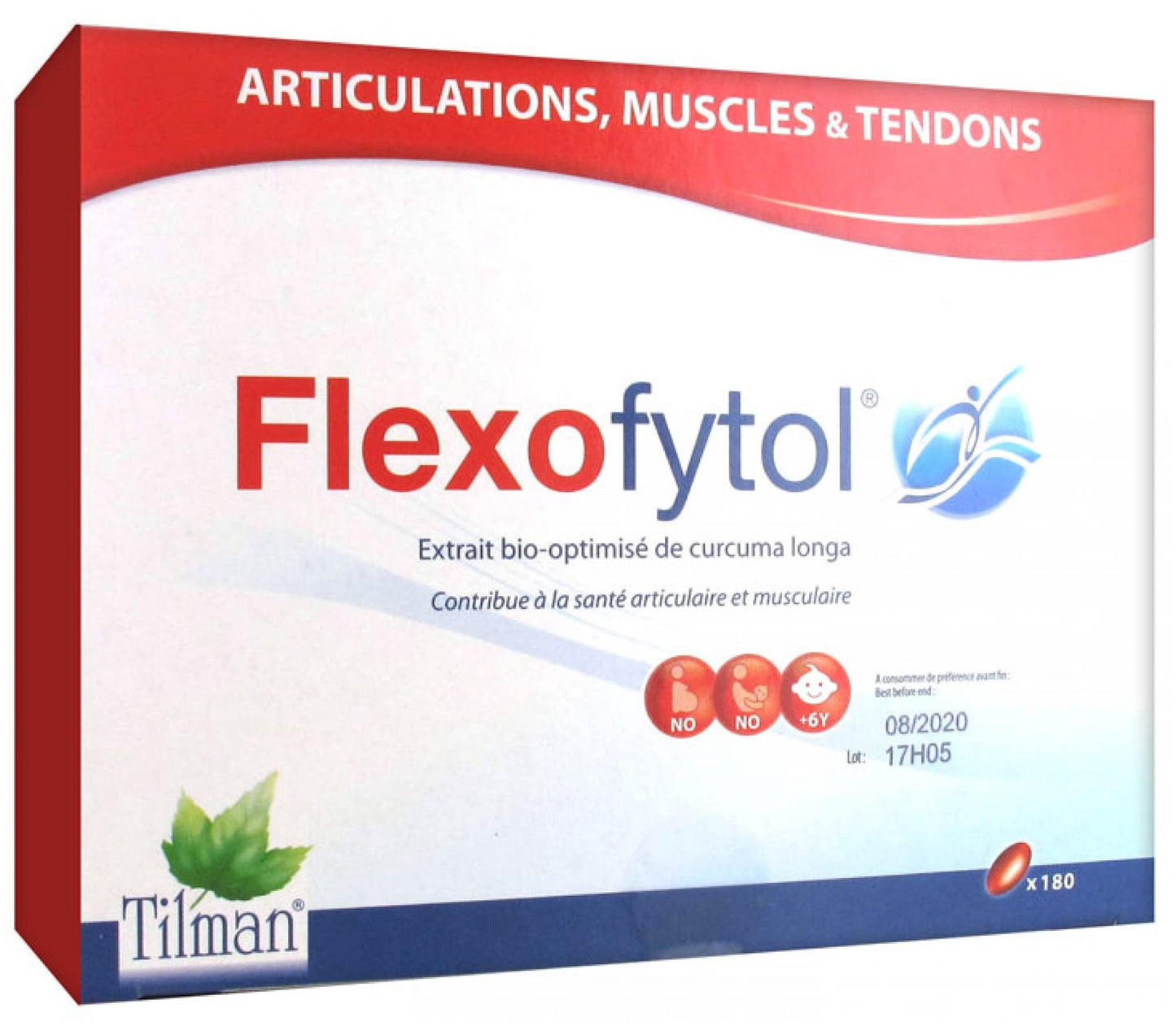 Flexofytol Bio-Optimized Turmeric Extract for Joints and Arthritis – 180 Gel-Caps