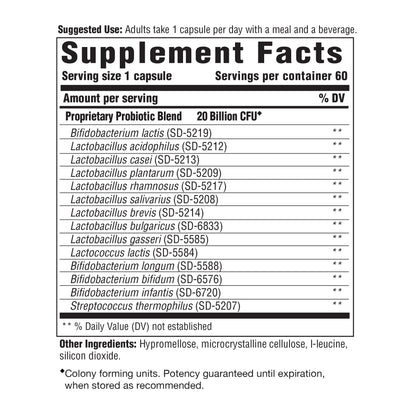 Innate Response Flora 20-14 Ultra Strength Probiotic – 20B CFU, 14 Strains