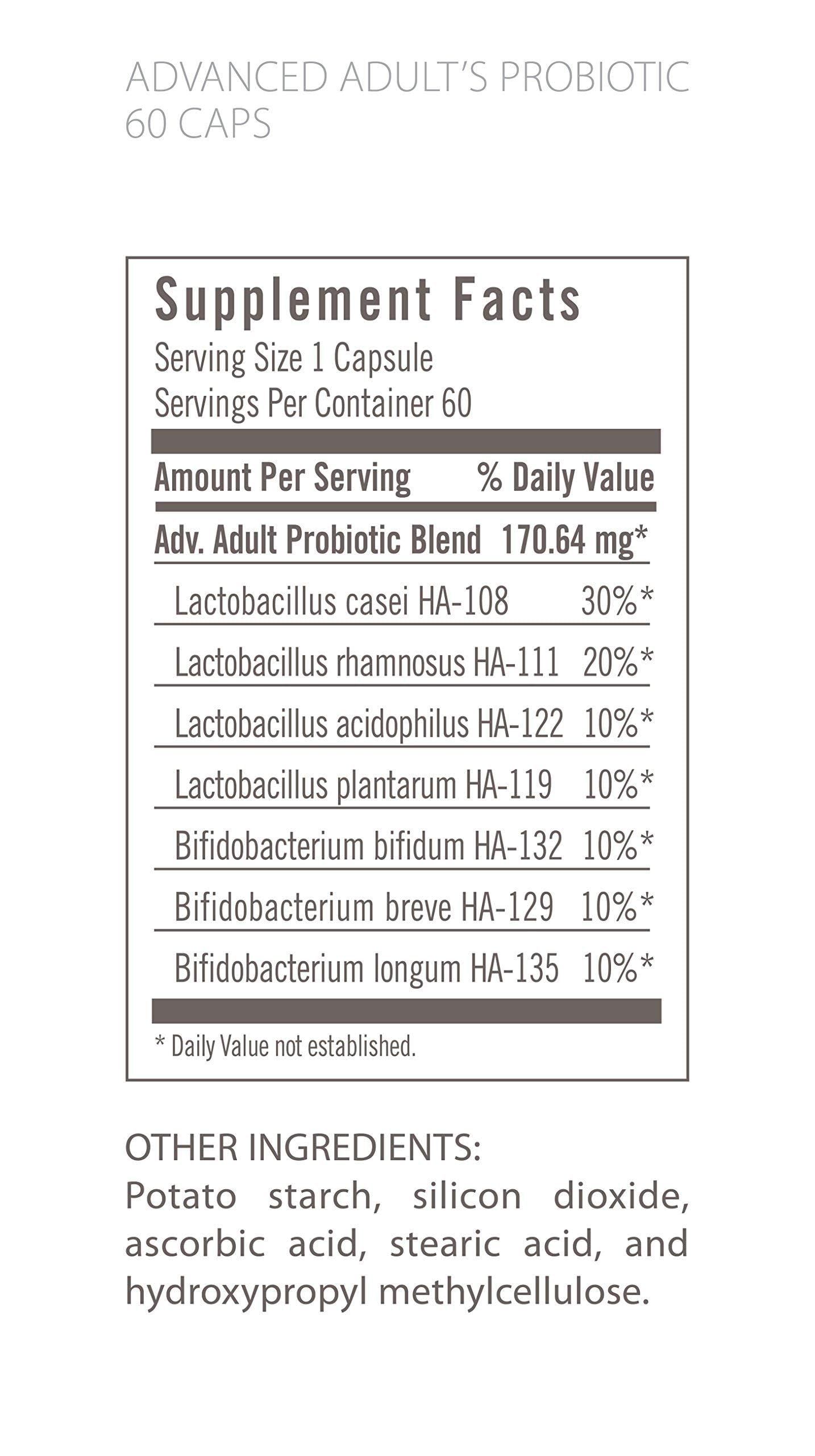 Flora Advanced Adult Probiotic – 34B CFU, 7 Senior Strains, Gluten Free