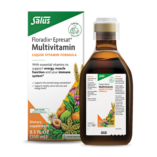 Floradix Epresat Adult Liquid Multivitamin – 8.5 fl oz, Vegetarian, Non-GMO