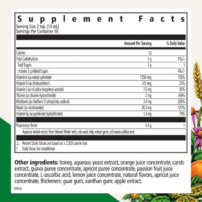Floradix Epresat Adult Liquid Multivitamin – Herbal, Vegetarian, Non-GMO Support for Daily Energy & Liver Health | 16.9 fl oz