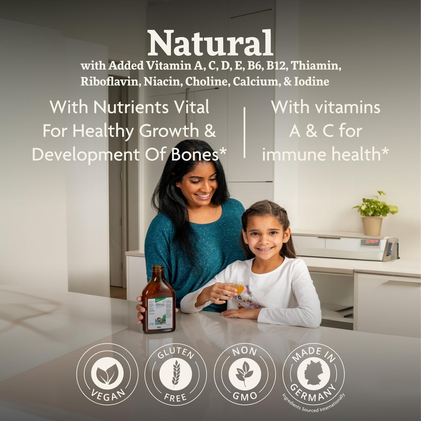 Floradix Kinder Love: Children's Liquid Multivitamin - Vegetarian, Non-GMO, Gluten-Free