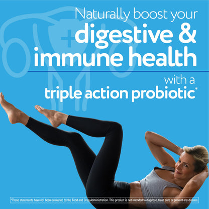 Florajen Women's Complete 3-in-1 Prebiotic Probiotic Postbiotic – Fast Digestive & Immune Support (Gluten-Free, Vegan, Non-GMO) – 30-Count