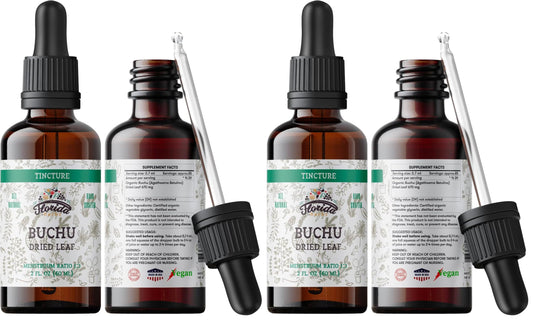 Florida Herbs Buchu Tincture – Organic Buchu Extract (Agathosma betulina), 2 oz Pack of 2, Non-GMO