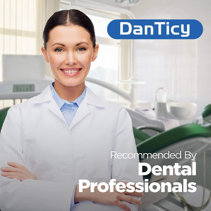 Floss Threaders for Braces, Bridges & Implants – Deep Clean 200PCS (4 Pack) Blue