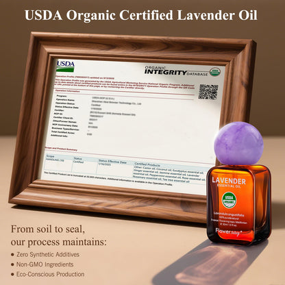 Flower Say Lavender Essential Oil 30ml | 100% Pure & USDA Organic