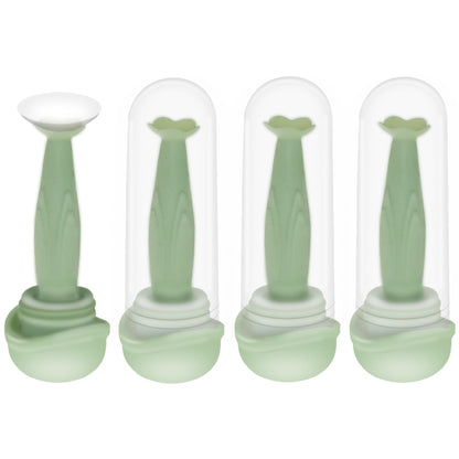 4 Pack Flower-Shaped Contact Lens Remover with Storage Box – Hard/RGP Lenses