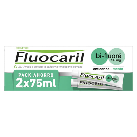Fluocaril Bi-Fluore Duplo 145 mg Mint 2 x 75 ml – Neutral