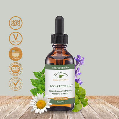 Native Remedies Focus Formula - Natural Focus Support