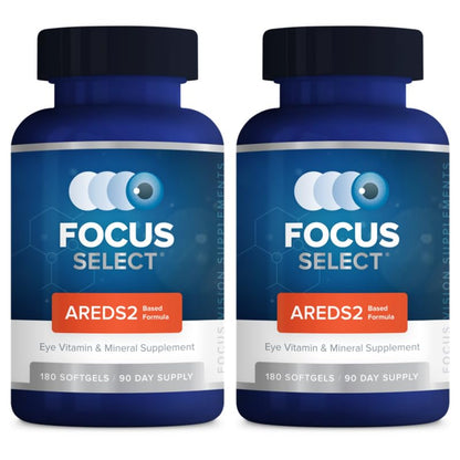 Focus Select AREDS2-Based Eye Vitamin - Low Zinc Formula (360 ct)