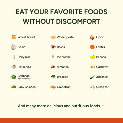 FODZYME On-The-Go Digestive Enzymes for Gut Health | Low FODMAP Support 30 Dose