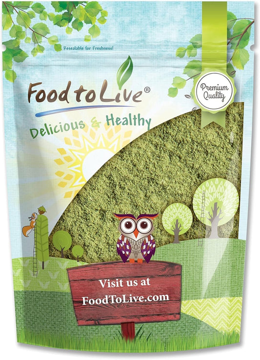 Food to Live Alfalfa Powder - 8 oz, Raw Whole Leaves, Vegan, Keto & Paleo