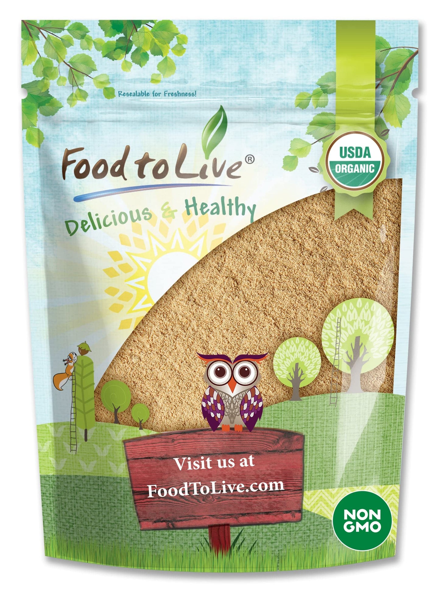 Food to Live Organic Amla Powder (Amalaki) - 4 lb, Non-GMO, Raw & Vegan