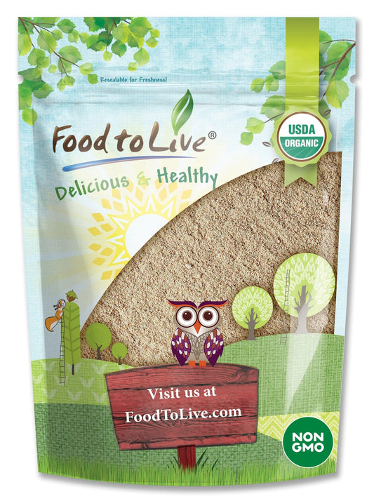 Food to Live Organic Ashwagandha Root Powder - 12 oz, Non-GMO, Finely Ground Indian Ginseng