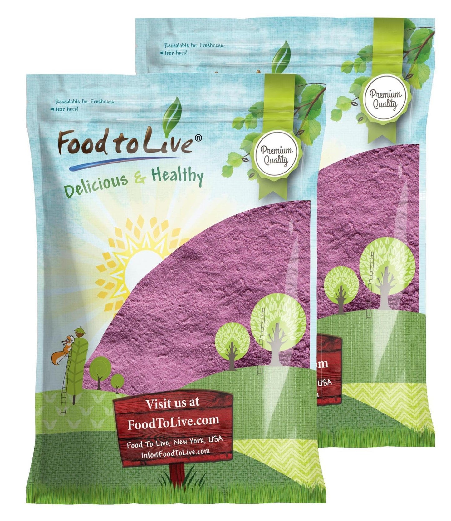 Food to Live Cherry Juice Powder 14 lb – Tart Cherry Powder, Vegan & Kosher