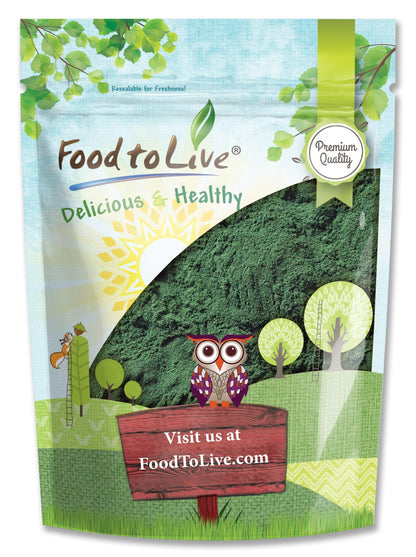 Food to Live Chlorella Powder 4 lbs – Kosher, Raw Vegan Superfood