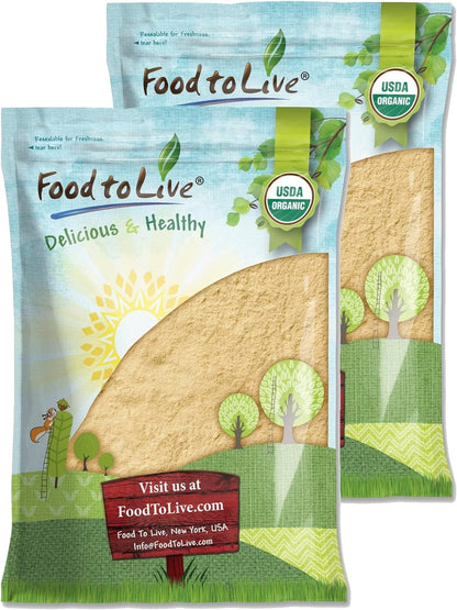 Food to Live Organic Lion's Mane Mushroom Powder 16 lb - Non-GMO & Vegan Brain Health
