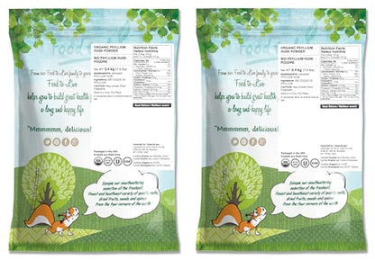 Food to Live Organic Psyllium Husk Powder, 15 Pounds – Non-GMO, Kosher, Ultra Fine, Unsweetened, Unflavored