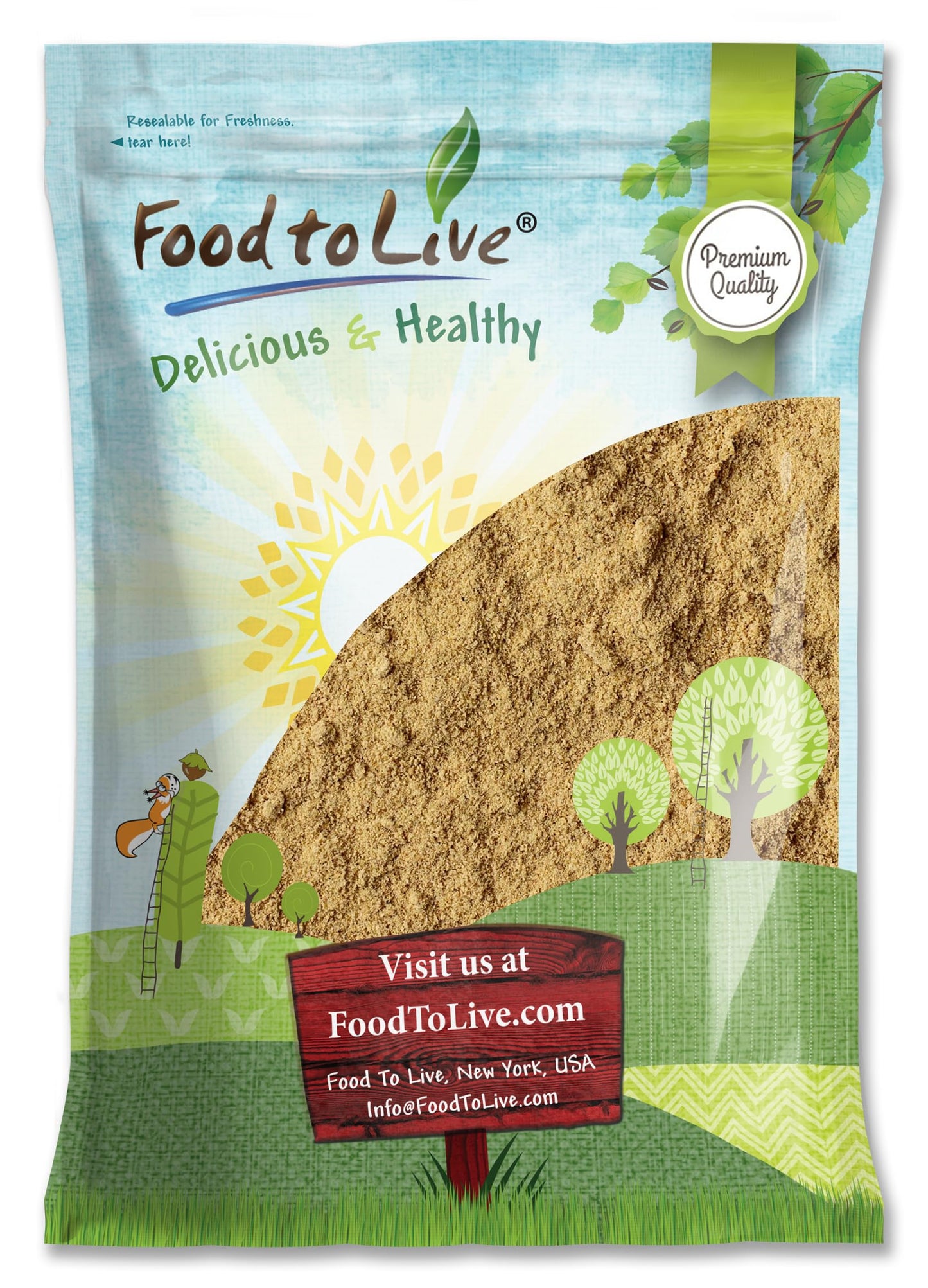 Organic Triphala Powder 10 lb – Amla, Bibhitaki & Haritaki | Non-GMO, Vegan, Kosher | Food to Live