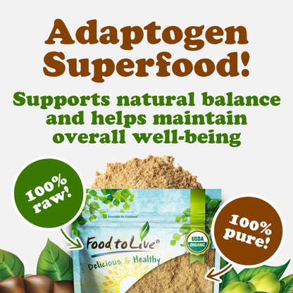 Food to Live Organic Triphala Powder – 5 lb (Amalaki, Haritaki & Bibhitaki), Non-GMO, Vegan