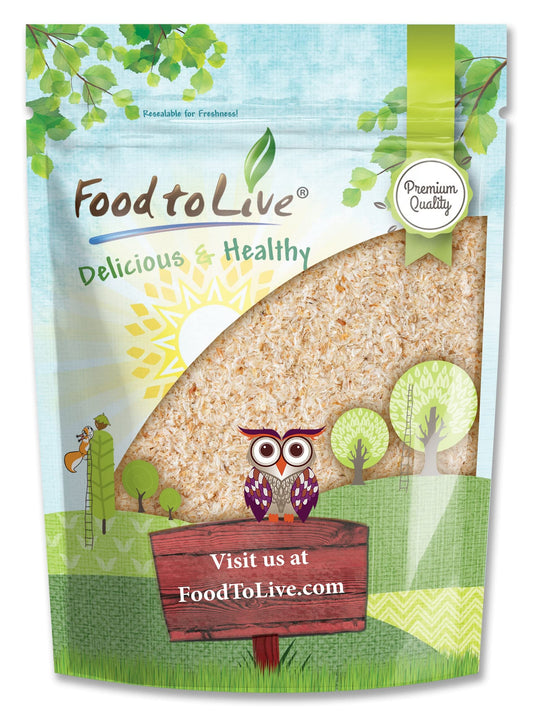 Food to Live Whole Psyllium Husks – 6 oz, Unflavored, Keto & Vegan