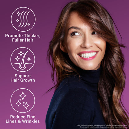 Force Factor Hair Growth Accelerator Multivitamin – Lustriva, Biotin & Vitamins A–E, 90 Capsules