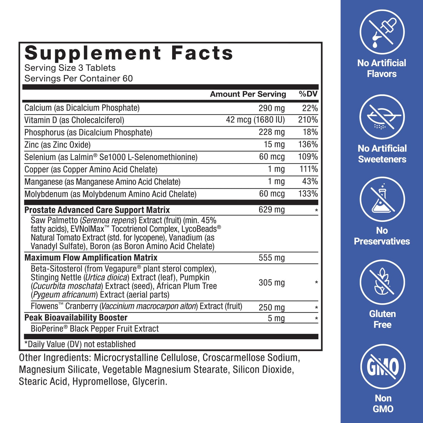 FORCE FACTOR Prostate Advanced – Prostate & Urinary Support, 180 Tablets