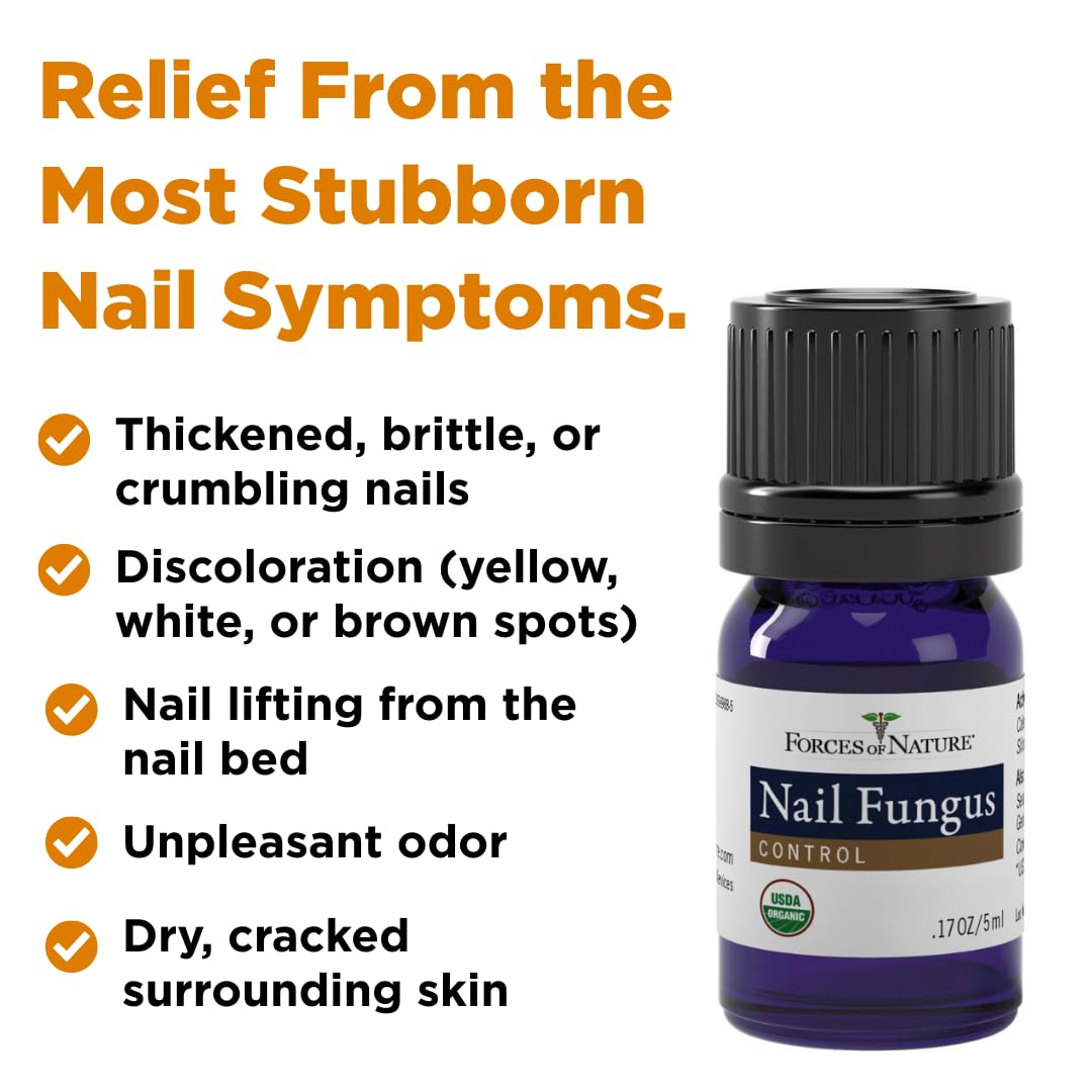 Forces of Nature Toenail Fungus Treatment – Organic Homeopathic Nail Care 0.17 fl oz
