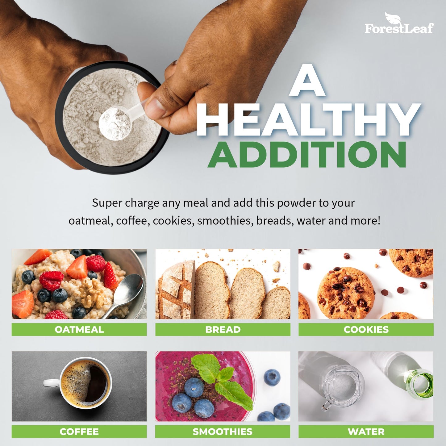 ForestLeaf Collagen Peptides Powder Unflavored – Grass-Fed Type 1-3, Hydrolyzed Keto Collagen Protein 11g per Serving