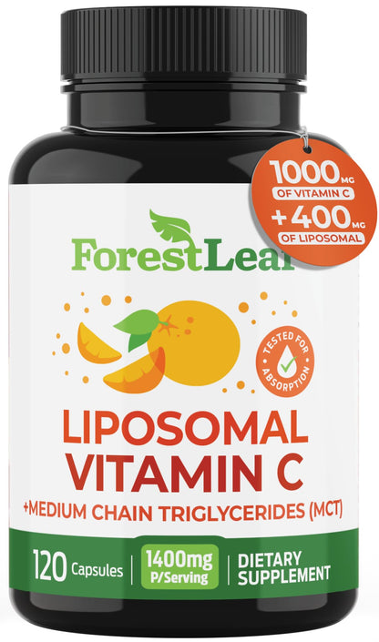 ForestLeaf Liposomal Vitamin C 1000mg Capsules | High-Dose Liposomal Vitamin C
