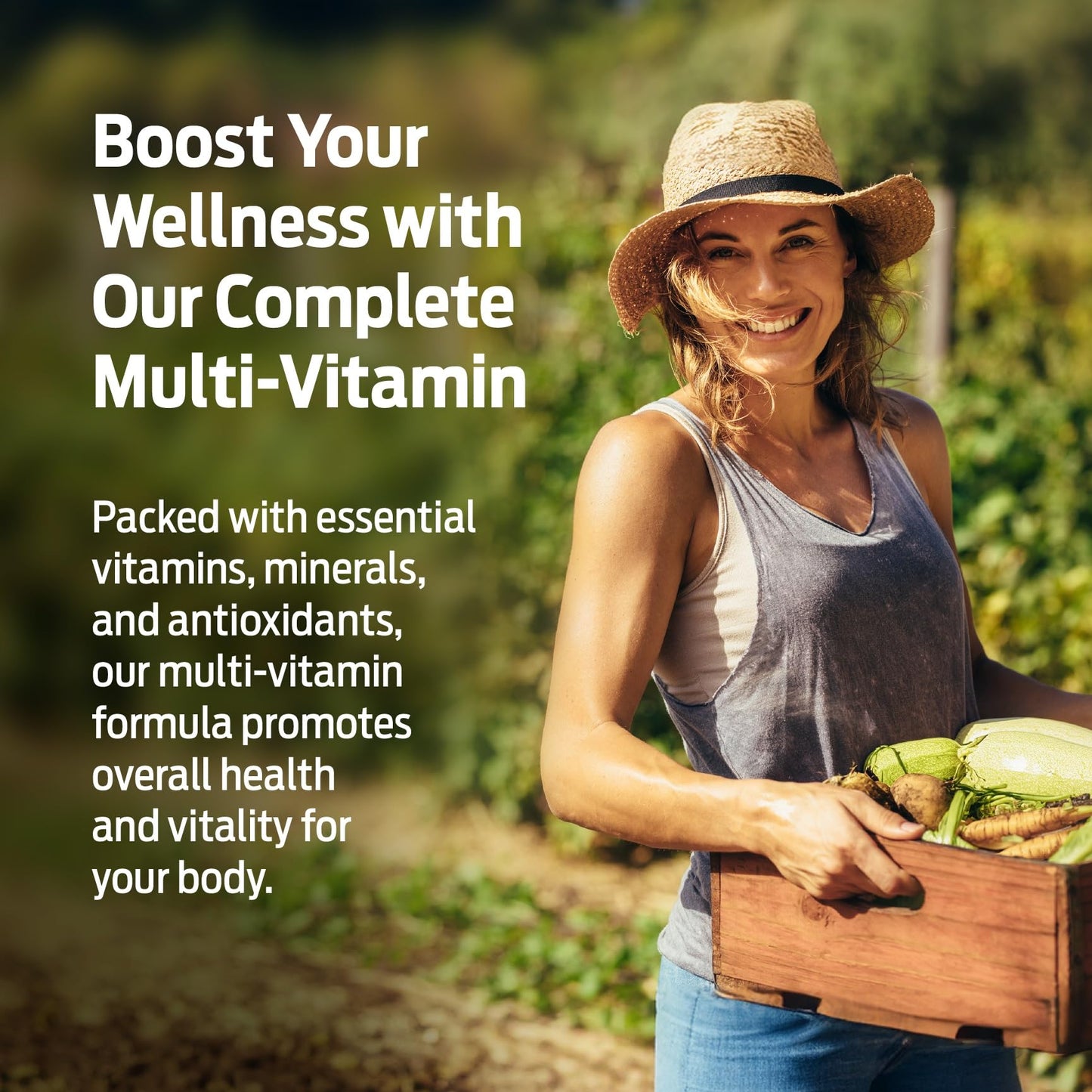 ForestLeaf Daily Vitamin Multivitamin for Women - Women's Multivitamin & Multiminerals (60 Veg Caps)