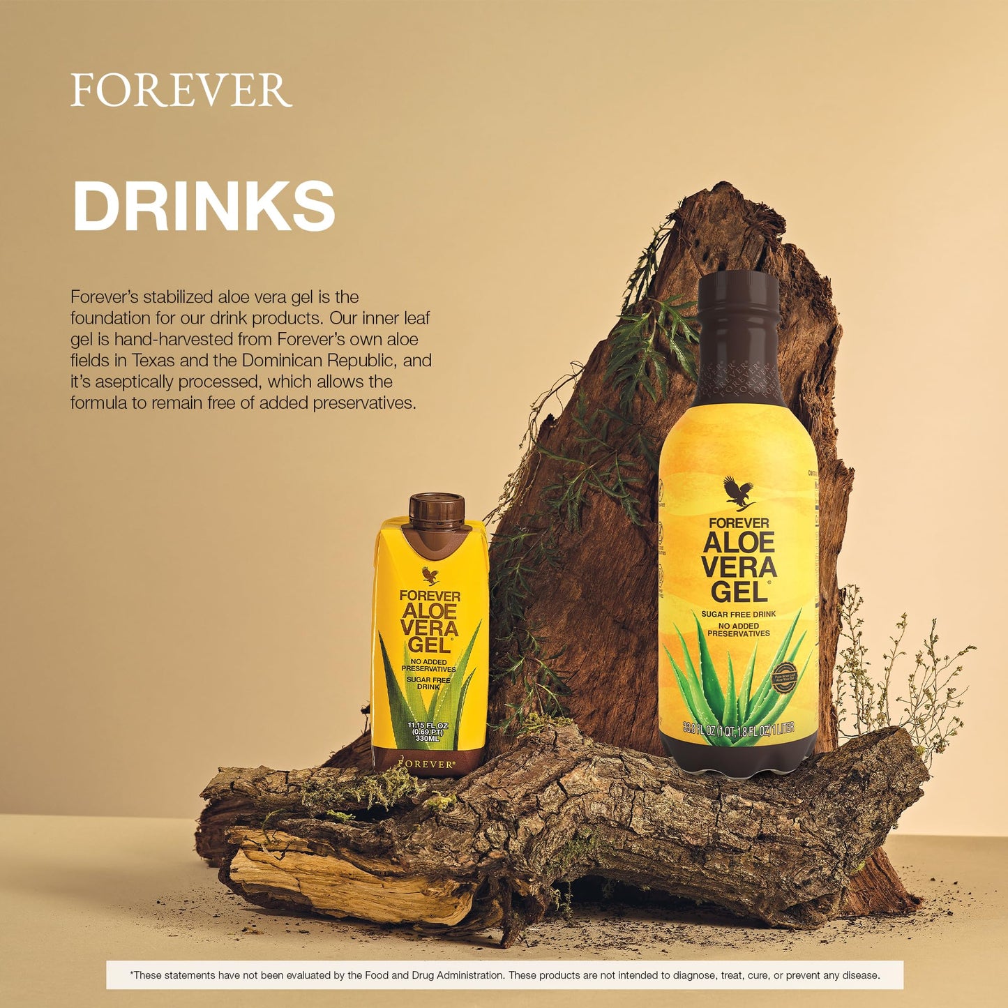 Forever Living Aloe Vera Gel – Pure Inner Leaf Juice, 99.7% Aloe, Preservative-Free, 33.8 fl oz