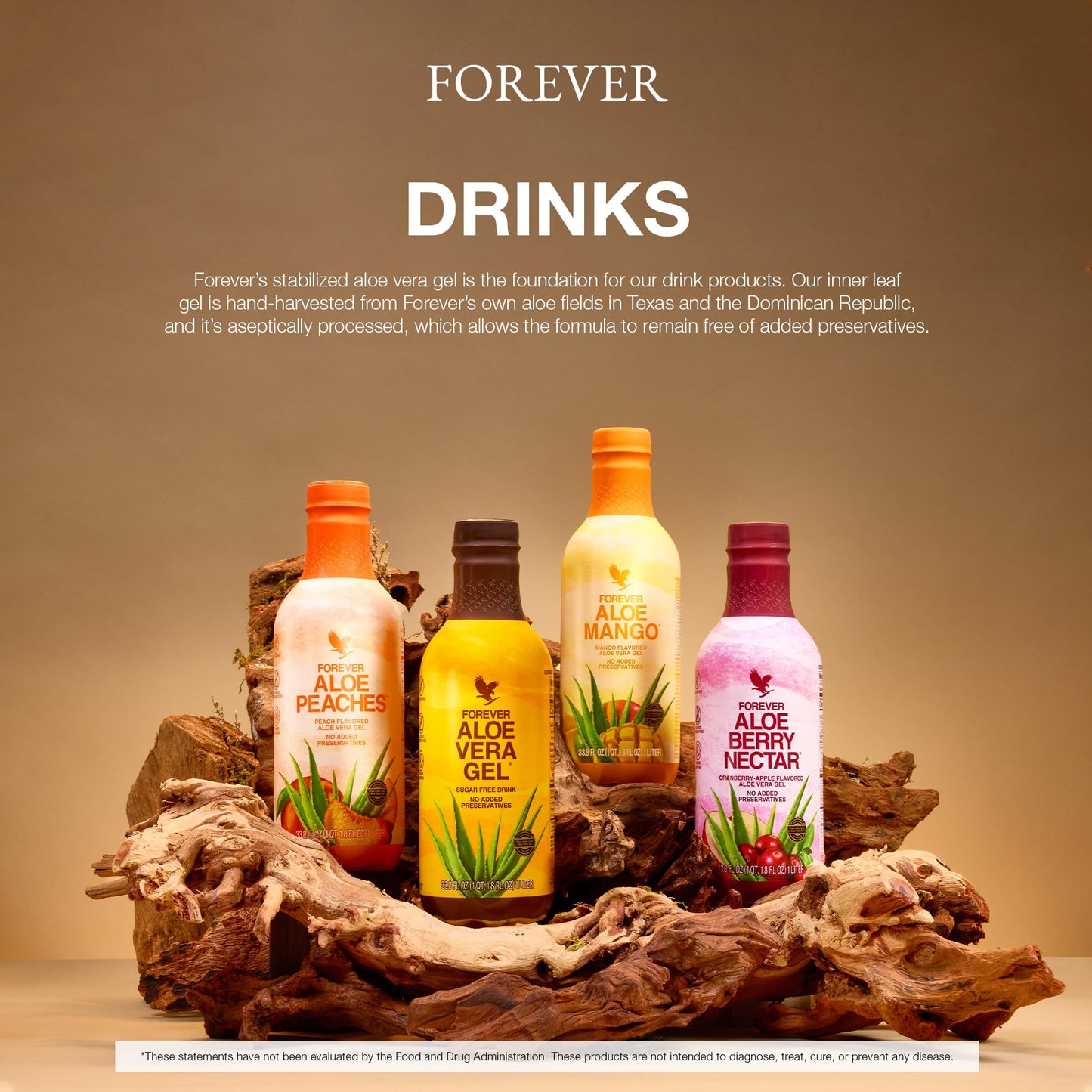 Forever Living Aloe Berry Nectar – 90.7% Pure Aloe Vera + Cranberries & Apples | No Preservatives | 330 ml (Pack of 6)